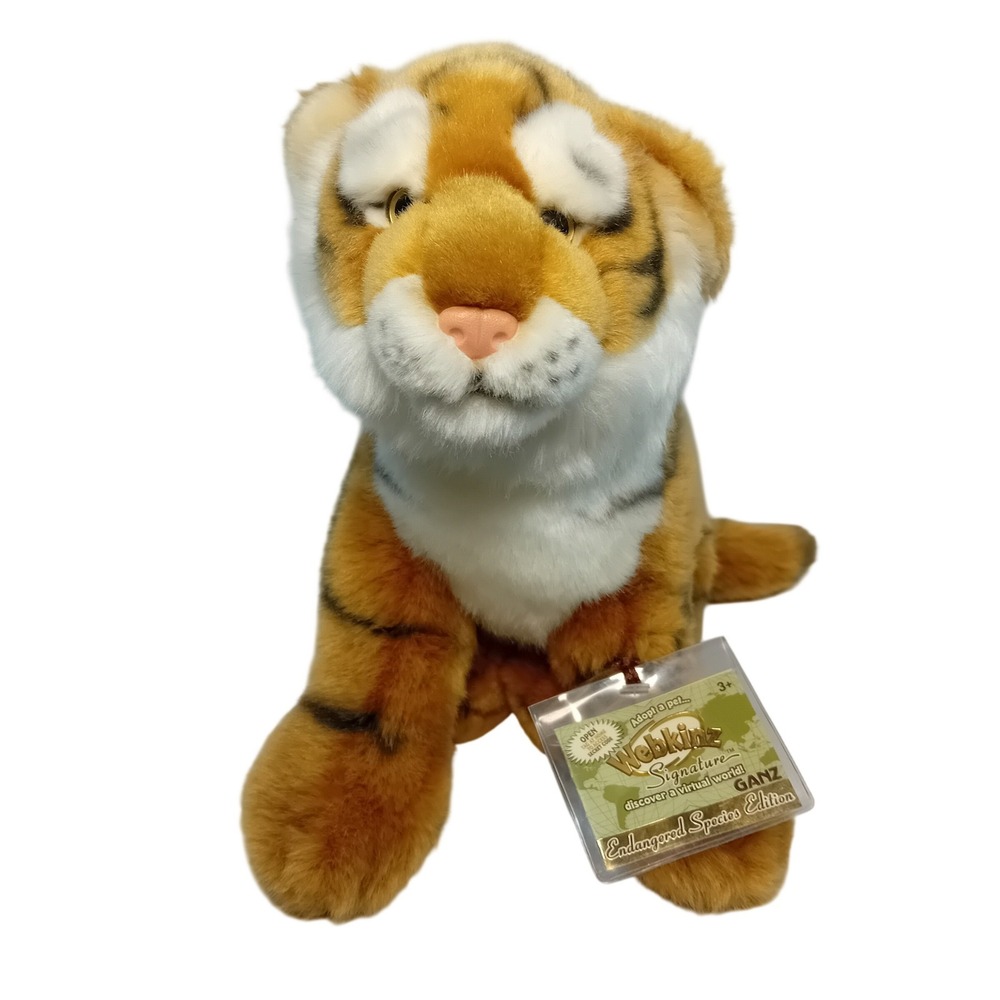 NEW W CODE Sealed Webkinz Signature Endangered Bengal Tiger Plushie Toy WKSE3002